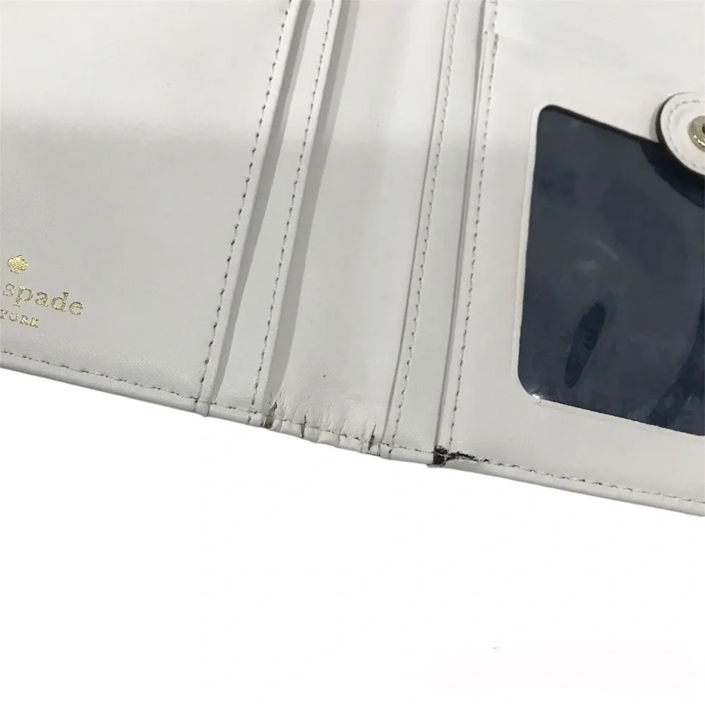 Kate Spade Leather Blue Colorblock Wallet AS IS